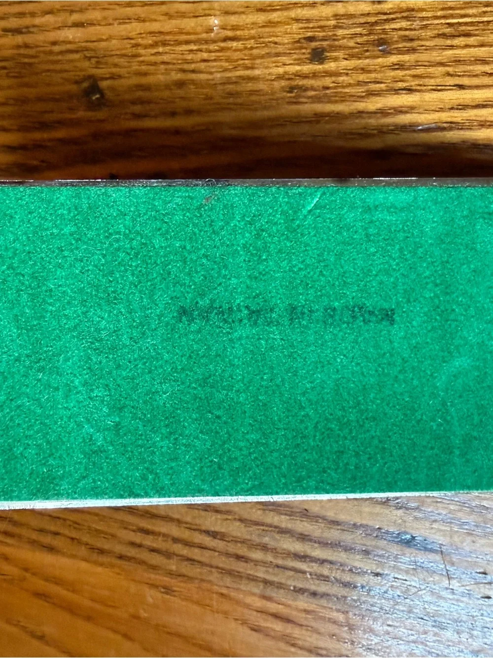 Vintage Pewter Golf Bag Memo or Money Clip